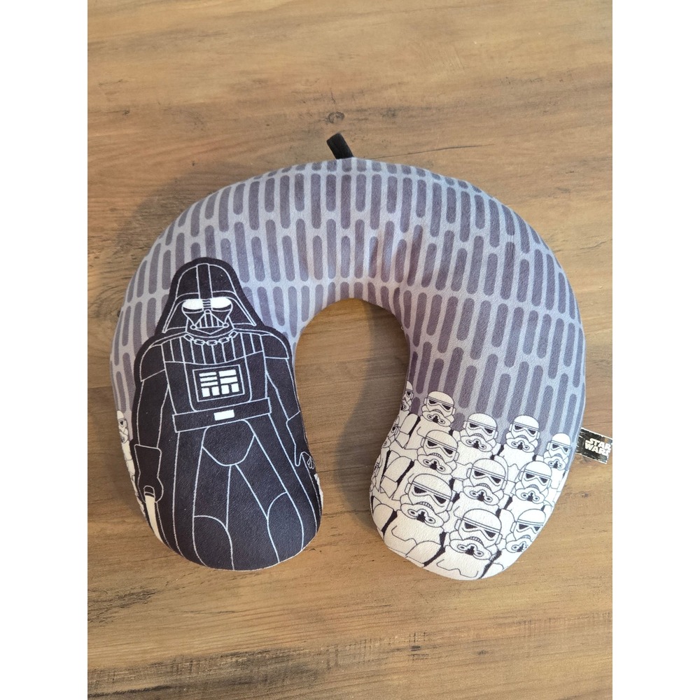 Star Wars Darth Vader Stormtrooper Travel Neck Pillow Grey Black RN 109028
